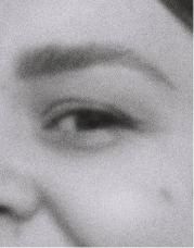 Close-up of Katerina's eyes